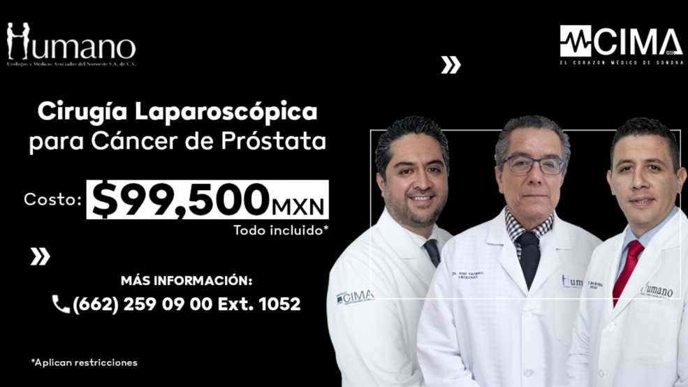 CIRUGÍA LAPAROSCÓPICA PARA CÁNCER DE PRÓSTATA